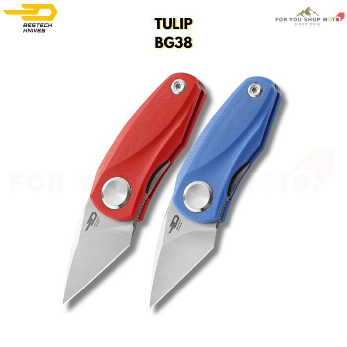 [BESTECH KNIVES] มีดพับ TULIP (BG38 Series) ด้าม G10 ใบมีดเหล็ก 14C28N ขนาด 1.34 นิ้ว BG38B BG38D