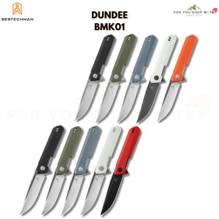 มีดพับ BESTECHMAN DUNDEE BMK01 ใบมีด D2 ขนาด 3.35" ออกแบบโดย Ostap Hel มีด EDC พกพาง่าย