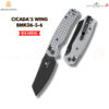 (มีส่งด่วน) มีดพับ Bestechman Cicada's Wing BMK06 ใบมีด 3.15 นิ้ว (Bar Lock) มีด EDC ดีไซน์พรีเมียม