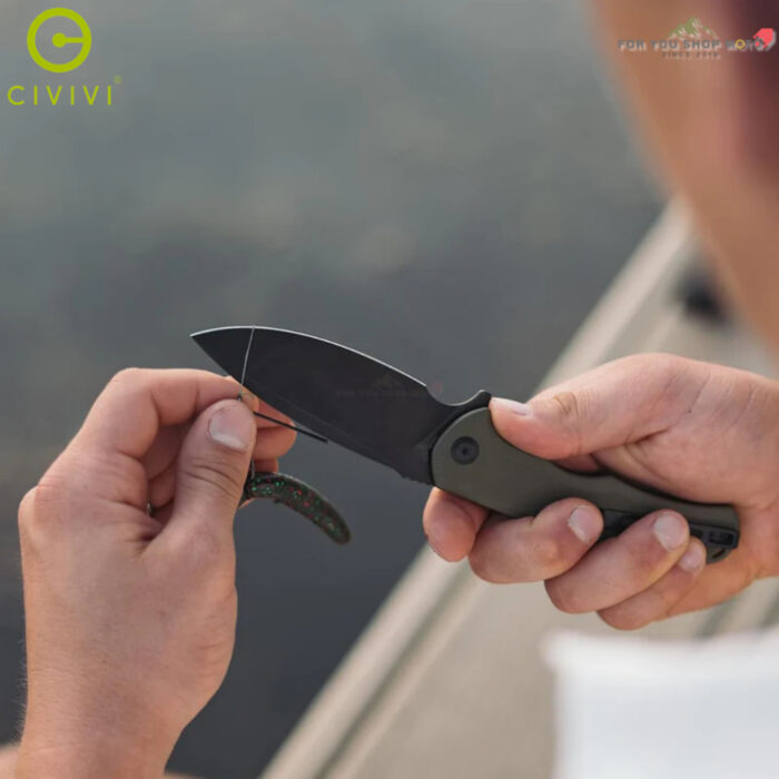 มีดพับ CIVIVI Praxis ใบมีด 9Cr18MoV 3.75 นิ้ว ด้าม G10 / Micarta / ไม้ / Carbon Fiber Resin / Ultem ระบบ Liner Lock EDC