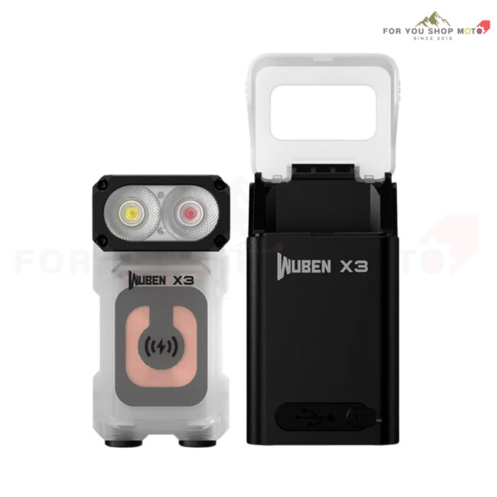 th-11134207-81zti-mrt2dl9v5wqoa8.jpg WUBEN Lightok X3 Owl ไฟฉาย EDC พกพา 700 Lumens ไฟขาว+ไฟแดง หัวหมุน 180° ชาร์จไร้สาย ฐานแม่เหล็ก