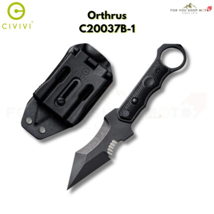 th-11134207-81zti-msfdofmzjls020-2.jpg มีดพก CIVIVI Orthrus มีดใบตาย Fixed Blade ใบมีด Nitro-V 3.76 นิ้ว ด้าม G10 พร้อม Black Kydex Sheath รุ่น C20037B-1