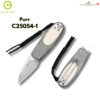 มีดพับ CIVIVI Purr EDC ใบมีด Nitro-V 1.83 นิ้ว ด้าม G10 Satin / Stonewashed Flipper & Slip Joint Knife