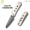 มีดพับ CIVIVI Vision FG EDC ใบมีด Nitro-V / Damascus 3.54 นิ้ว ด้าม G10 / Micarta / Ultem / Lexan Thumb Stud & Superlock