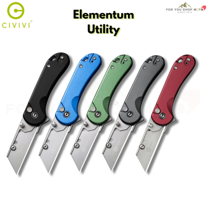 th-11134207-81zti-msll9tmjz0ga8d-2.jpg มีดพับ CIVIVI Elementum Utility ใบมีด 6Cr13 2.26 นิ้ว S/S Blade Holder ด้าม Aluminum ระบบ Button Lock Thumb Stud