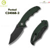 [New] มีดพับ CIVIVI Pentad ใบมีด Nitro-V / Damascus 3.48 นิ้ว ด้าม G10 / Micarta รุ่นใหม่ Flipper & Thumb Stud C24068