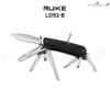มีดพับมัลติทูล RUIKE Trekker LD51-B Multi-Tool 23 ฟังก์ชั่น ใบมีด 12C27 ด้าม G-10 สีดำ แท้ 100%