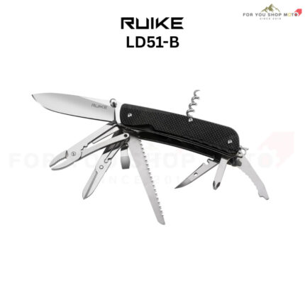 th-11134207-81zti-mtc89lcxiaru9e.jpg มีดพับมัลติทูล RUIKE Trekker LD51-B Multi-Tool 23 ฟังก์ชั่น ใบมีด 12C27 ด้าม G-10 สีดำ แท้ 100%