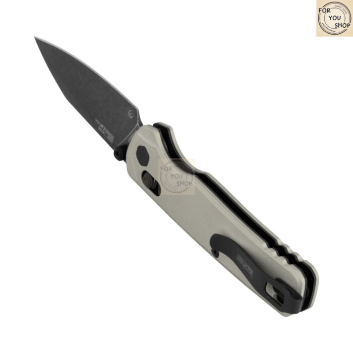 มีดพับ Kershaw Bel Air ของแท้ USA ใบมีด CPM MagnaCut 3.1 นิ้ว ระบบล็อก DuraLock พร้อมคลิปพก EDC สี Beige