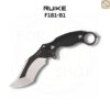 มีดพก Ruike F181-B1 ใบมีด 14C28N 4.53นิ้ว Blackened and polished ด้าม G10 พร้อมปลอก ABS Fixed Blade