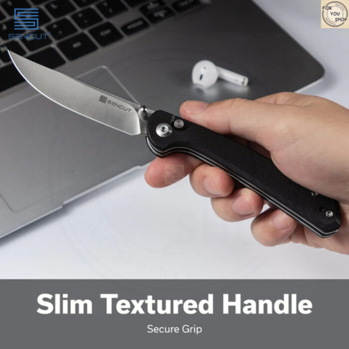 th-11134207-81ztj-mntsccs4gkjoba-2.jpg มีดพับ SENCUT Skelfin ใบมีด 9Cr18MoV 3.3นิ้ว ด้าม G10 ระบบ Button Lock พร้อมคลิปพก EDC Folding Knife