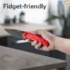 มีดพับ SENCUT Serene ใบมีด D2 3.48 นิ้ว ด้ามอลูมิเนียม Flipper & Button Lock & Thumb Stud EDC รุ่น S21022B