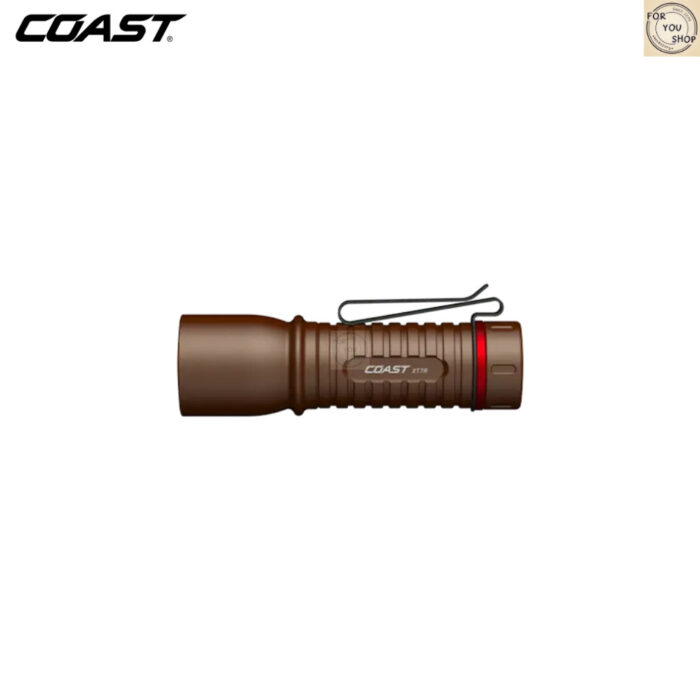 COAST XT7R ไฟฉายแรงสูง 1500 Lumens ไฟฉาย LED ชาร์จ USB-C ขนาดพกพา ปรับซูมได้ EDC
