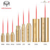 เลเซอร์ตั้งศูนย์ลำกล้อง Boresighter สีแดง .223 / 5.56 / 9mm / .308 / 7.62 / .45 / 30-06 ตัวเรือนทองเหลือง พร้อมถ่าน