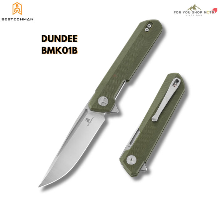 มีดพับ BESTECHMAN DUNDEE BMK01 ใบมีด D2 ขนาด 3.35" ออกแบบโดย Ostap Hel มีด EDC พกพาง่าย