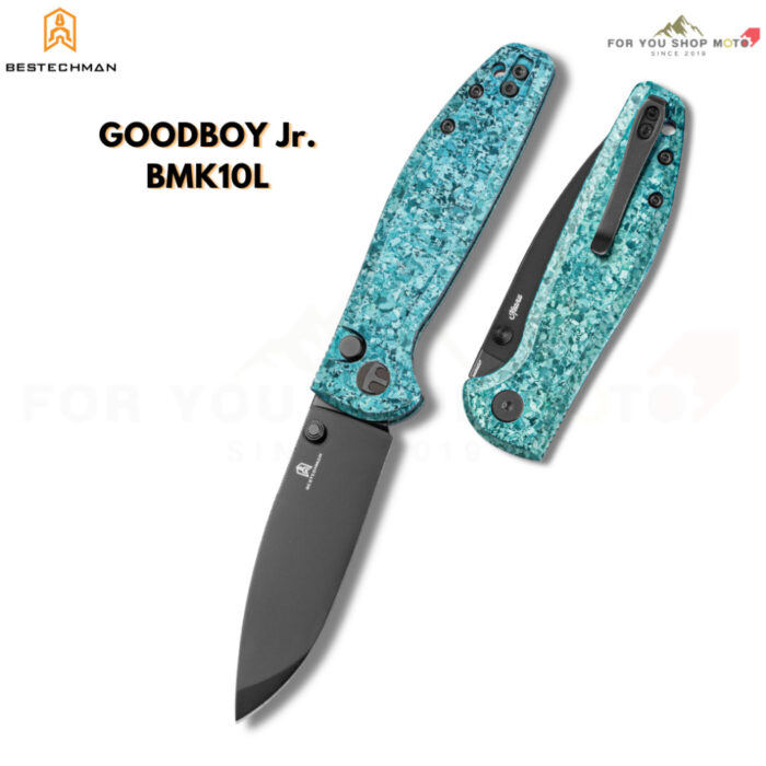 (มีส่งด่วน)BESTECHMAN GOODBOY Jr. Keanu (BMK10 Series) - มีดพับ EDC ขนาดใบมีด 2.83" ระบบ Button Lock คุณภาพสูง
