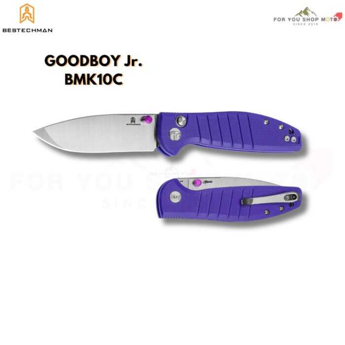 (มีส่งด่วน)BESTECHMAN GOODBOY Jr. Keanu (BMK10 Series) - มีดพับ EDC ขนาดใบมีด 2.83" ระบบ Button Lock คุณภาพสูง