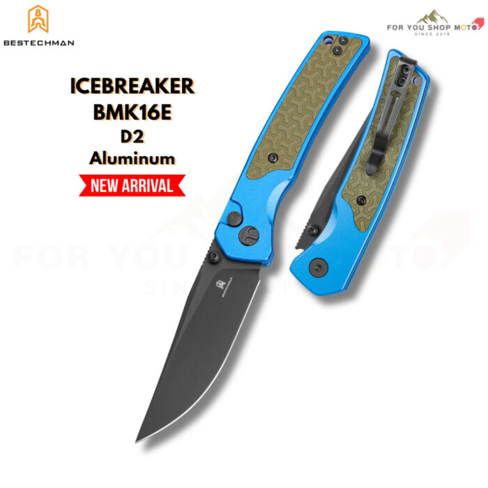 มีดพับ Bestechman Icebreaker (BMK16) ใบมีด D2 ขนาด 3.15 นิ้ว ด้ามอลูมิเนียมผสม G10 (ของแท้)