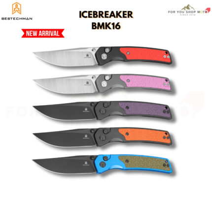 มีดพับ Bestechman Icebreaker (BMK16) ใบมีด D2 ขนาด 3.15 นิ้ว ด้ามอลูมิเนียมผสม G10 (ของแท้)