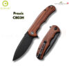 มีดพับ CIVIVI Praxis ใบมีด 9Cr18MoV 3.75 นิ้ว ด้าม G10 / Micarta / ไม้ / Carbon Fiber Resin / Ultem ระบบ Liner Lock EDC