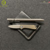 มีดพับ CIVIVI Mini Elementum ใบมีด Sandvik 14C28N 1.83 นิ้ว ด้าม Brass / Copper ระบบ Frame Lock มีดจิ๋ว มีดพับ EDC เล็ก