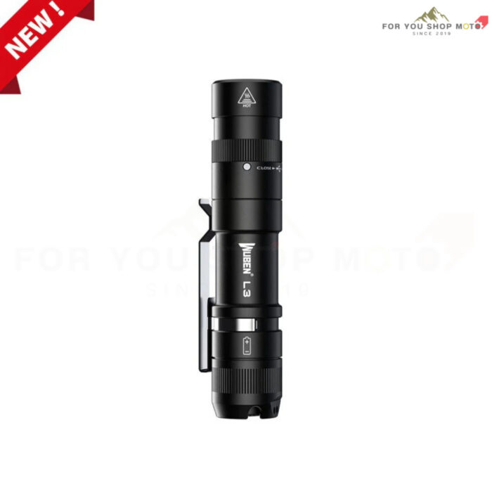 ไฟฉาย Wuben L3 3000 Lumens ไฟฉาย EDC Tactical พกพา ส่องไกล 226m แบต 4800mAh ชาร์จไว 18W กันน้ำ IP68 [Back / Green]