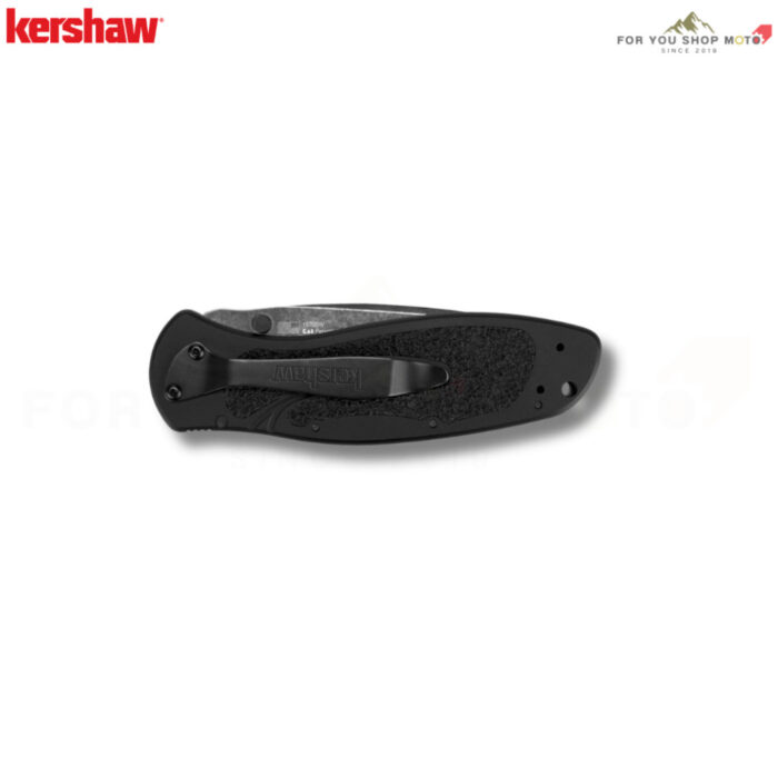 มีดพับ Kershaw Blur Blackwash (รุ่น 1670BW) ด้ามดำ ใบดำ Blackwash เหล็ก 14C28N แท้ Made in USA
