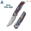 มีดพับ SRM Knives 255L-GQ2 ใบมีด Laminated 140Cr 3.2นิ้ว ด้ามจับ G10 ระบบ Ambi-Lock ลายหลากสี พกพาสะดวก (EDC)