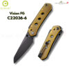 มีดพับ CIVIVI Vision FG EDC ใบมีด Nitro-V / Damascus 3.54 นิ้ว ด้าม G10 / Micarta / Ultem / Lexan Thumb Stud & Superlock