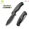 มีดพับ CIVIVI Stormhowl EDC ใบมีด Nitro-V 3.3 นิ้ว ด้าม Aluminum ระบบ Flipper & Button Lock รุ่น C23040B-1