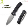 มีดพับ CIVIVI Cogent ใบ 14C28N / Damascus 3.47 นิ้ว ด้าม Micarta / G10 ระบบ Button Lock Flipper แท้ 100% EDC C20038