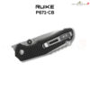 มีดพับ Ruike Knife P671-CB Front Flipper 2.75" เหล็ก 14C28N ด้าม Carbon Fiber ล็อค Liner Lock ของแท้ 100%
