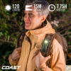COAST HX4 Clip Light 120 Lumens ไฟฉายคลิปหนีบ LED แสงขาว/แดง พร้อมแม่เหล็ก หมุนหัวไฟได้ 180° ไฟฉายพกพา EDC