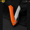 [BESTECH PLATYPUS] (BG28B) มีดพับพกพาเกรดพรีเมียม ใบมีด 3.43 นิ้ว เหล็ก D2 ด้ามจับ G10 (สีส้ม)