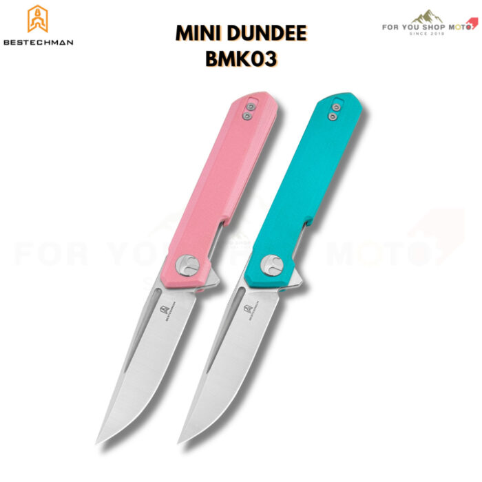 [พร้อมส่ง] มีดพับ BESTECHMAN Mini Dundee BMK03 มีด EDC ขนาดพกพา เหล็ก D2 ดีไซน์ Ostap Hel ของแท้ 100%