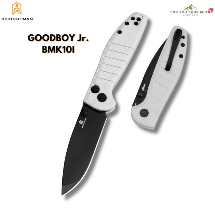 (มีส่งด่วน)BESTECHMAN GOODBOY Jr. Keanu (BMK10 Series) - มีดพับ EDC ขนาดใบมีด 2.83" ระบบ Button Lock คุณภาพสูง