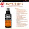 Hoppe's Elite Gun Cleaner 2oz / 4oz / 8oz น้ำยาทำความสะอาด ขจัดคราบคาร์บอน ตะกั่ว และทองแดง สูตร Low-Odor กลิ่นอ่อน USA