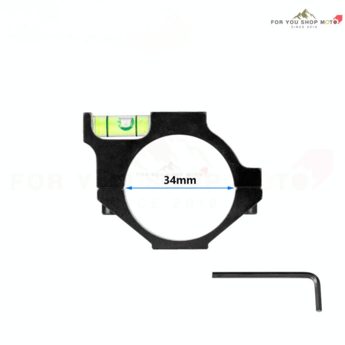 แคลมป์ระดับน้ำสำหรับติดท่อ 25.4mm / 30mm / 34mm อะลูมิเนียมอัลลอยด์ Bubble Level