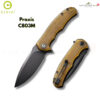 มีดพับ CIVIVI Praxis ใบมีด 9Cr18MoV 3.75 นิ้ว ด้าม G10 / Micarta / ไม้ / Carbon Fiber Resin / Ultem ระบบ Liner Lock EDC