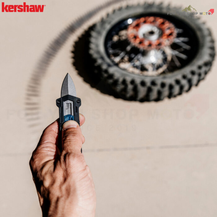 Kershaw 1190 Kapsule Manual OTF Slider มีดพับ EDC ออกแบบโดย Jens Ansø ใบมีด 8Cr13MoV ด้าม GFN ของแท้