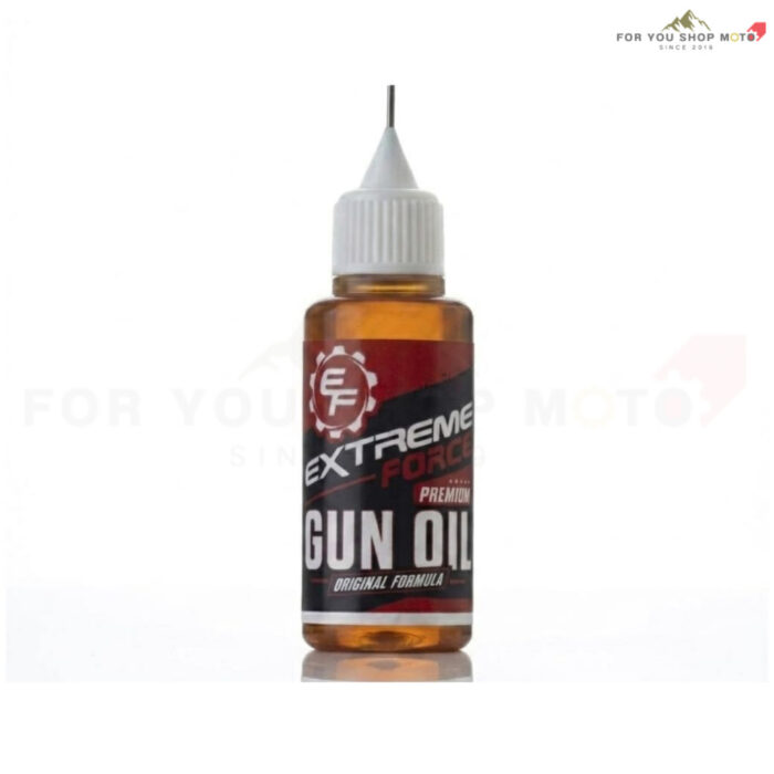 น้ำมันล้างปืนสังเคราะห์ 100% Extreme Force Premium Gun Oil สูตรเข้มข้น ลดการสึกหรอ กันสนิม สูตรโดยอดีตหน่วยรบพิเศษUSA