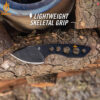 th-11134207-81ztk-msb7qeq86xop64-2.jpg Gerber Dibs Fixed Blade มีดใบตาย EDC ขนาดพกพา เหล็ก 440A Black Clip Point ด้าม Skeletonized พร้อมซองหนังสีเหลือง ของแท้
