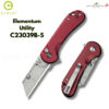 th-11134207-81ztk-mslm0pw7ammg23-2.jpg มีดพับ CIVIVI Elementum Utility ใบมีด 6Cr13 2.26 นิ้ว S/S Blade Holder ด้าม Aluminum ระบบ Button Lock Thumb Stud
