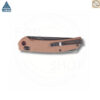 มีดพับ SRM Asika 411L-MN ใบมีด 14C28N ขนาด 3.46 นิ้ว ทรง Clip Point ด้าม Micarta ระบบ Crossbar Lock