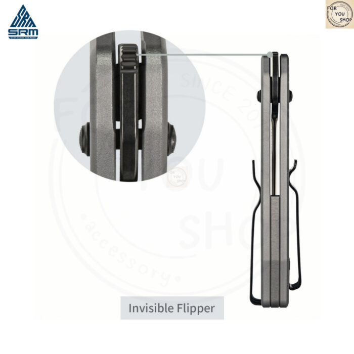 th-11134207-81ztl-mn2p5zymi87a99-1.jpg มีดพับ SRM Scout 7229 ใบมีด 14C28N 2.72 นิ้ว ด้าม G10 / Aluminum Crossbar Lock Invisible Flipper EDC