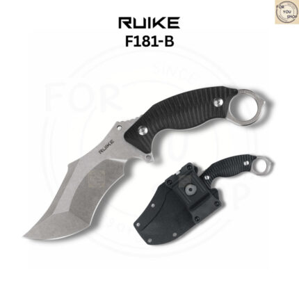 th-11134207-81ztl-mnpjibc8bda8b5-2.jpg มีดพก Ruike F181-B ใบมีด 14C28N 4.53นิ้ว Black stonewash ด้าม G10 พร้อมปลอก ABS Fixed Blade Knives