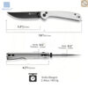 th-11134207-81ztl-mntsccry3lz9c9-2.jpg มีดพับ SENCUT Skelfin ใบมีด 9Cr18MoV 3.3นิ้ว ด้าม G10 ระบบ Button Lock พร้อมคลิปพก EDC Folding Knife