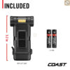 COAST HX4 Clip Light 120 Lumens ไฟฉายคลิปหนีบ LED แสงขาว/แดง พร้อมแม่เหล็ก หมุนหัวไฟได้ 180° ไฟฉายพกพา EDC