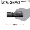 COAST XT7R ไฟฉายแรงสูง 1500 Lumens ไฟฉาย LED ชาร์จ USB-C ขนาดพกพา ปรับซูมได้ EDC