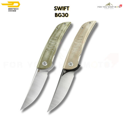 [BESTECH KNIVES] มีดพับรุ่น SWIFT (BG30) ด้าม Micarta ใบมีดเหล็ก D2 ทรงสวยเฉียบ ขนาด 3.54 นิ้ว มีดพก EDCBG30A-1 BG30C-2
